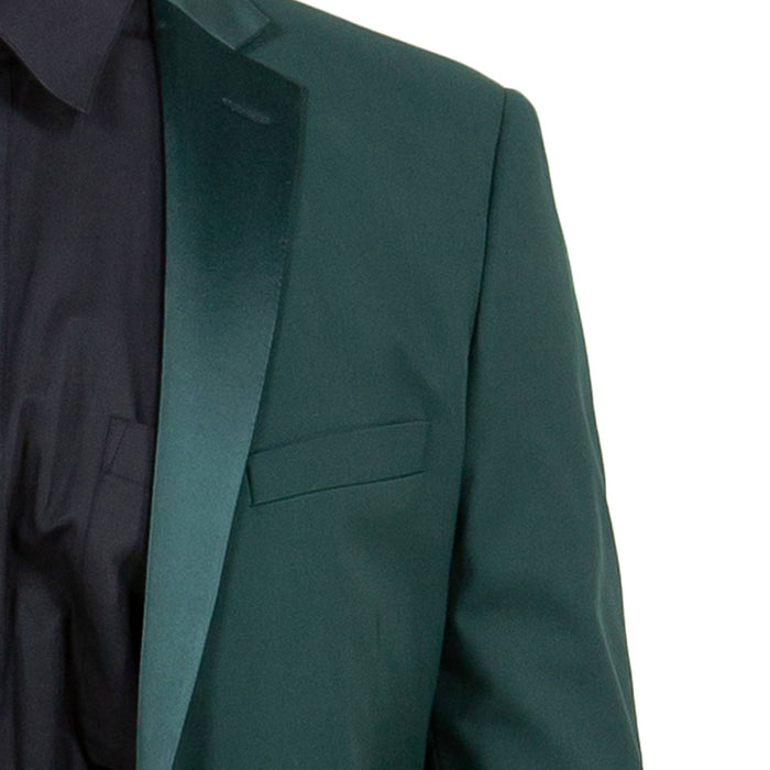 Bryan Michaels Men's 2pc Tuxedo Set Satin Notch Lapel, Green