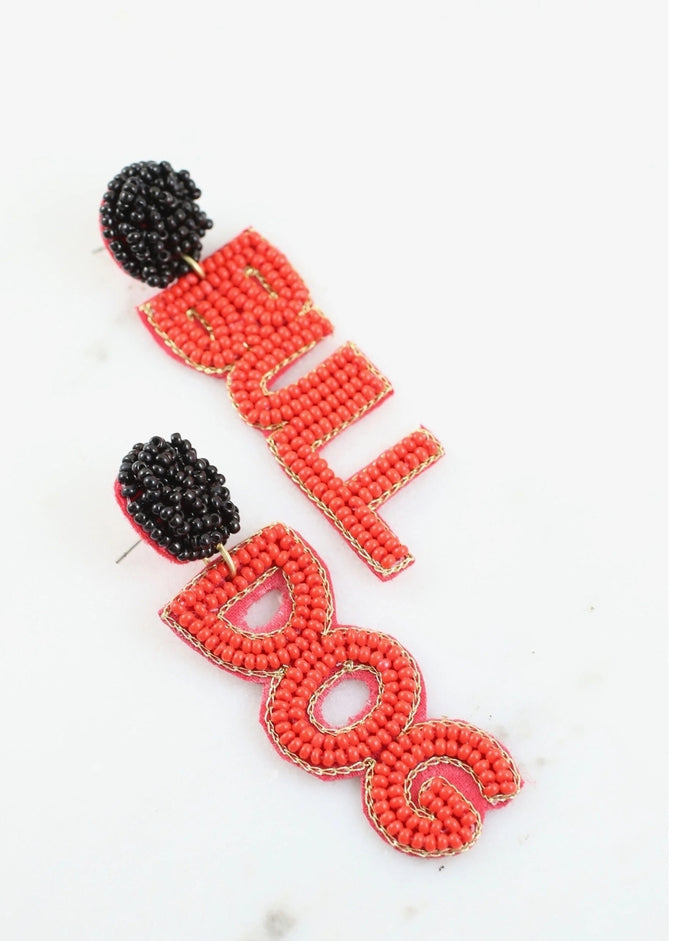 Bull Dog Earrings