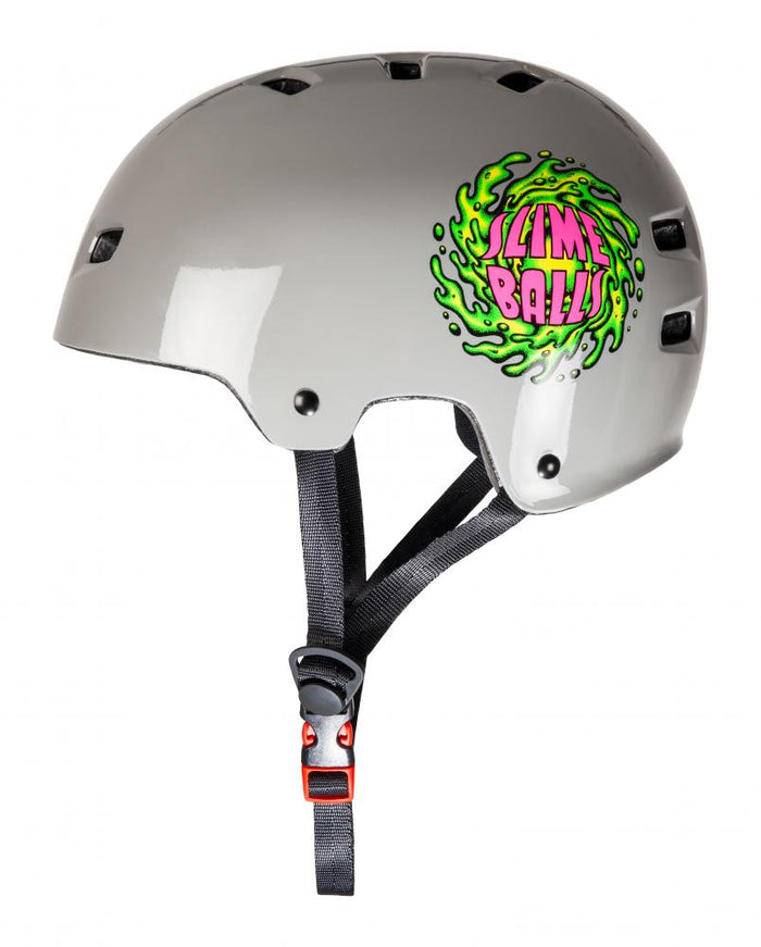 Bullet X Slime Balls Slime Logo Helmet (Grey)