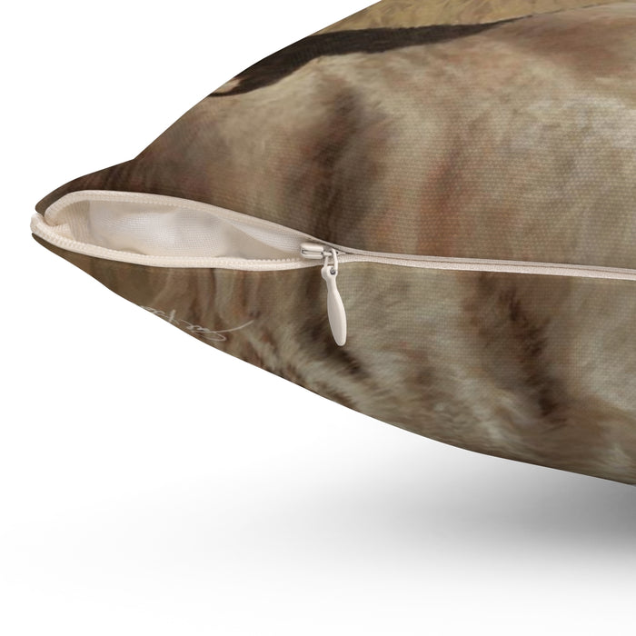 "Calling Card" Square Pillow