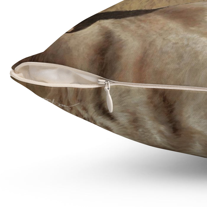 "Calling Card" Square Pillow
