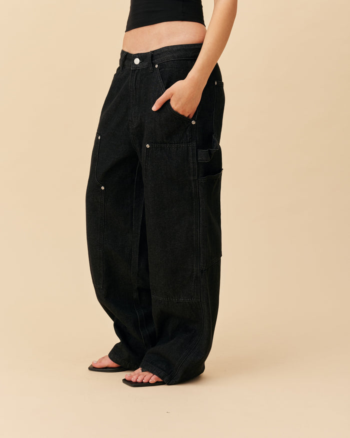 Carpenter Pants | Washed Black