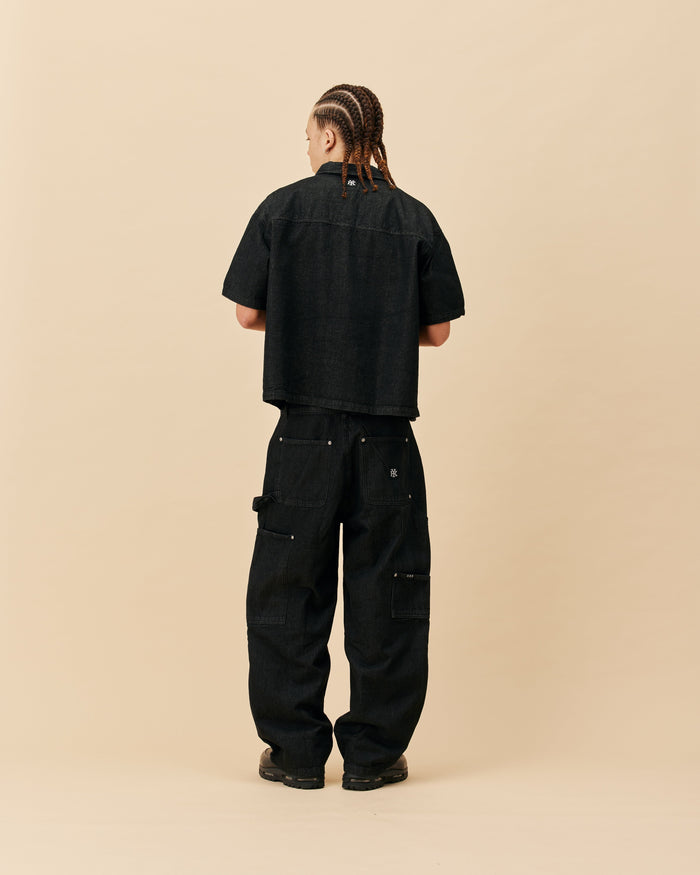 Carpenter Shirt | Washed Black