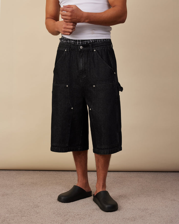 Carpenter Shorts | Black Wash
