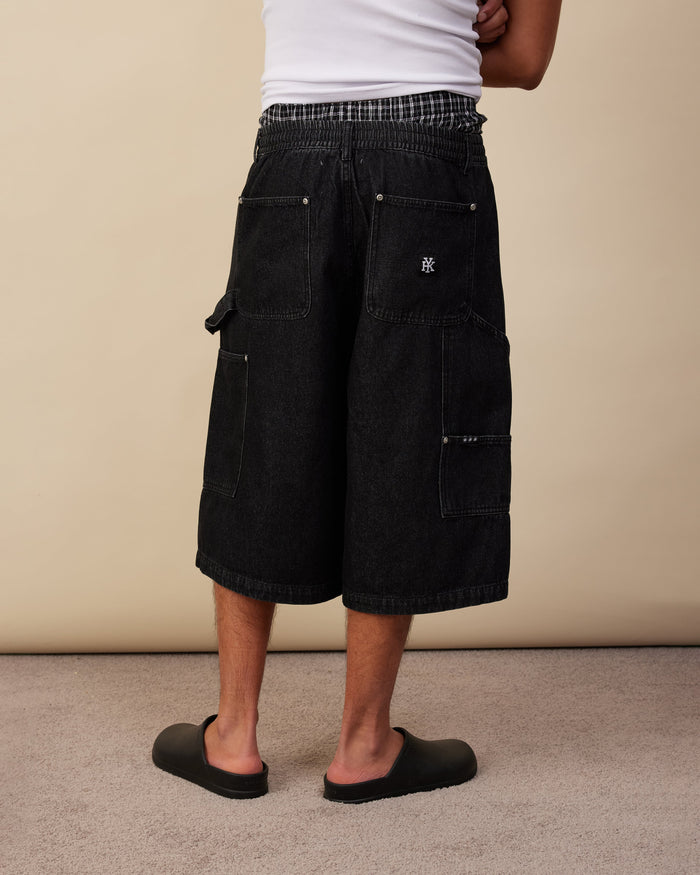 Carpenter Shorts | Black Wash
