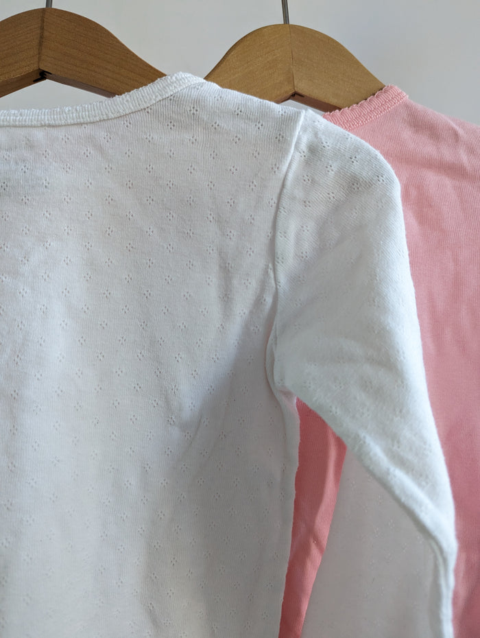 Carter's Long Sleeve Pointelle Shirt (24M) - Multipack