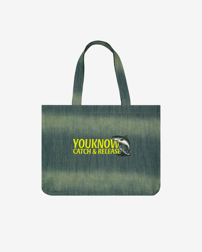 Catch and Release Tote Bag | Denim