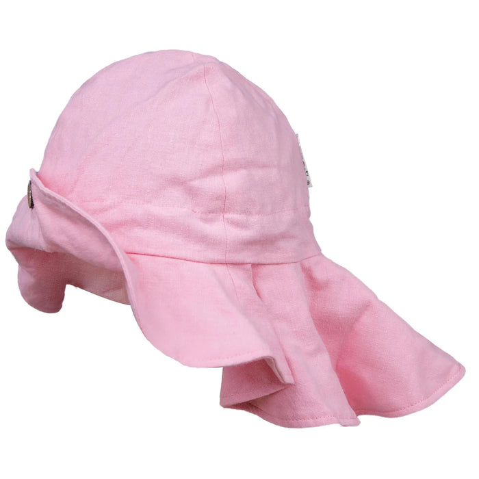 Chapeau de soleil évolutif en chanvre & coton bio Manymonths - Wave Paradise Orchid