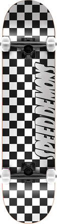 Checker Board Complete Skateboard (Black/White)