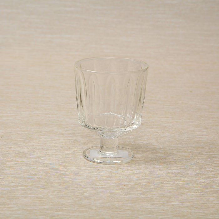 City pattern wine glass