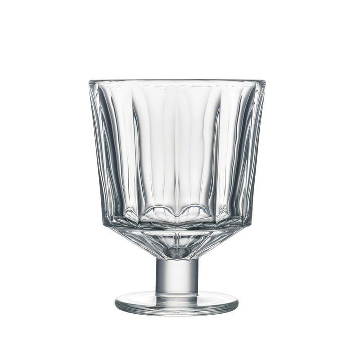 City pattern wine glass