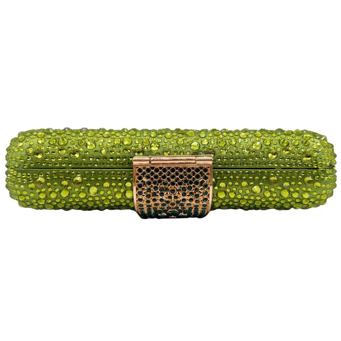 Classic Rectangular Rhinestone Evening Clutch Bag HB037 Sheer Fairy