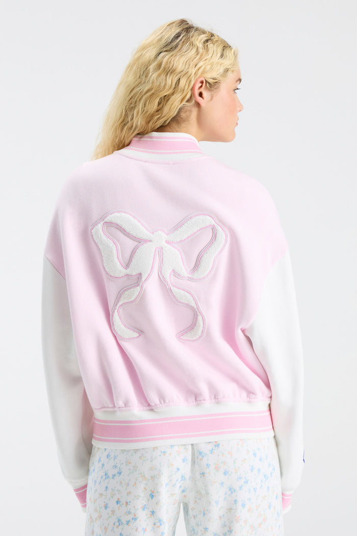 Collegiate Varsity Jacket - GATOR PINK