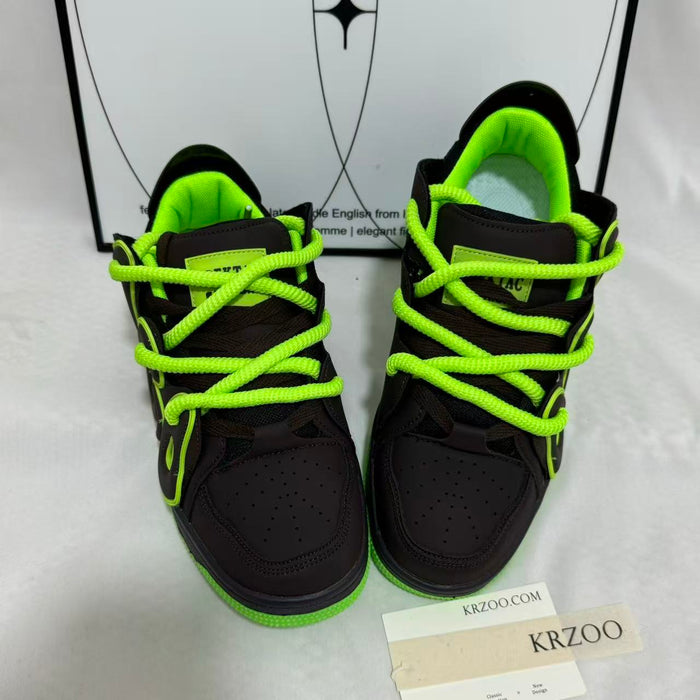 Color-block Letter Sneakers