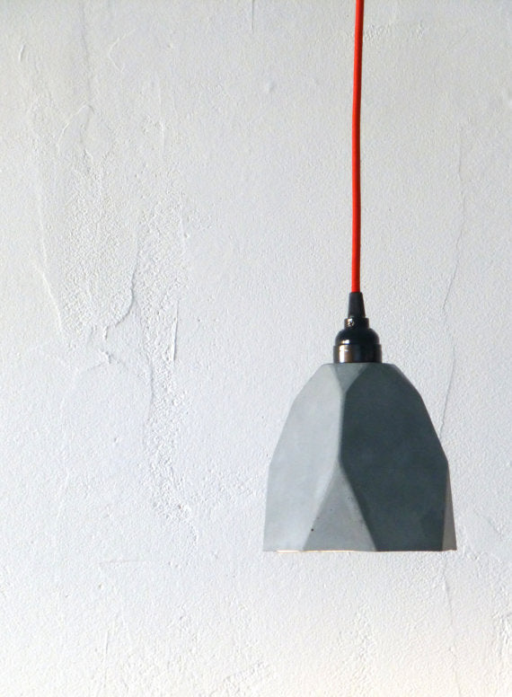 Concrete Pendant Light Shade