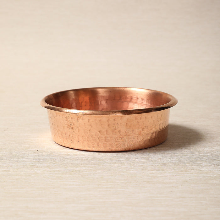Copper pet bowl or pan