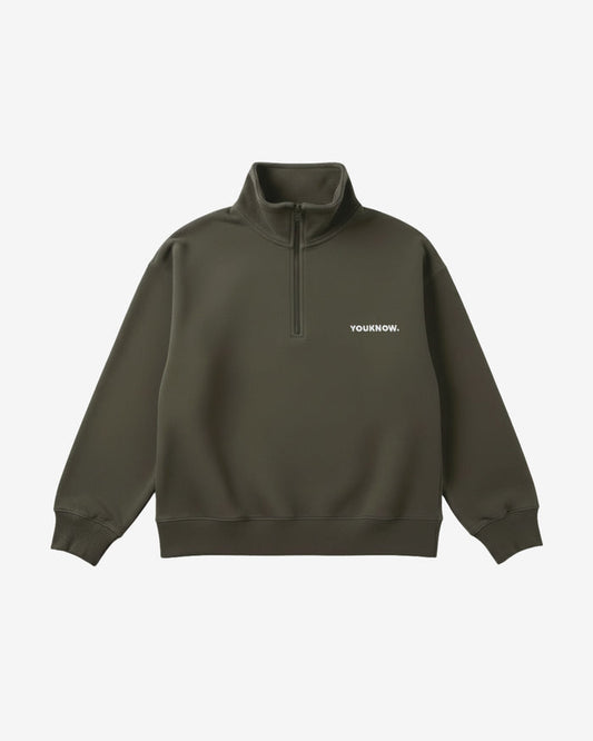 Core 1/4 Zip Pullover | Seaweed