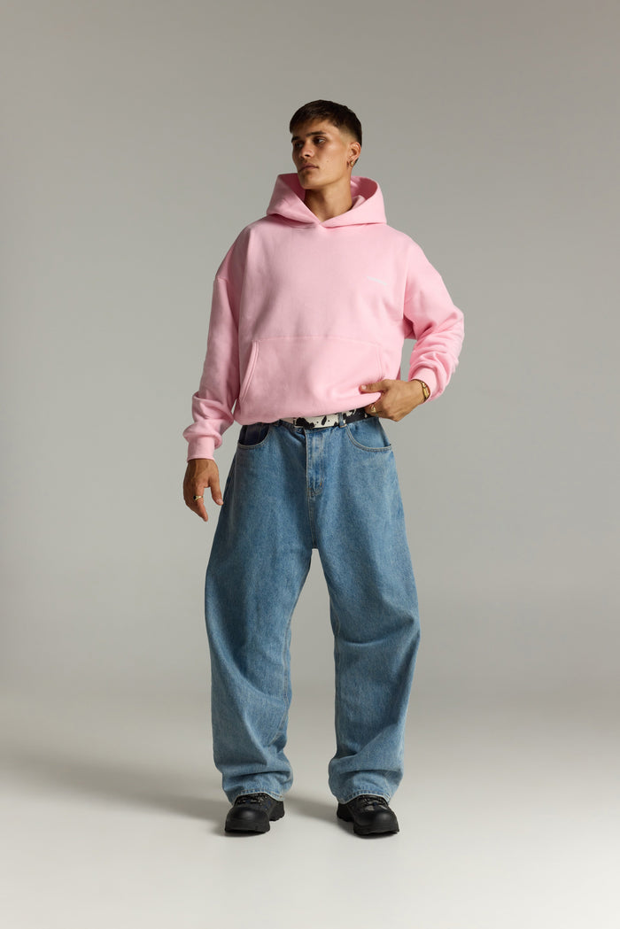 Core Box Hoodie | Baby Pink