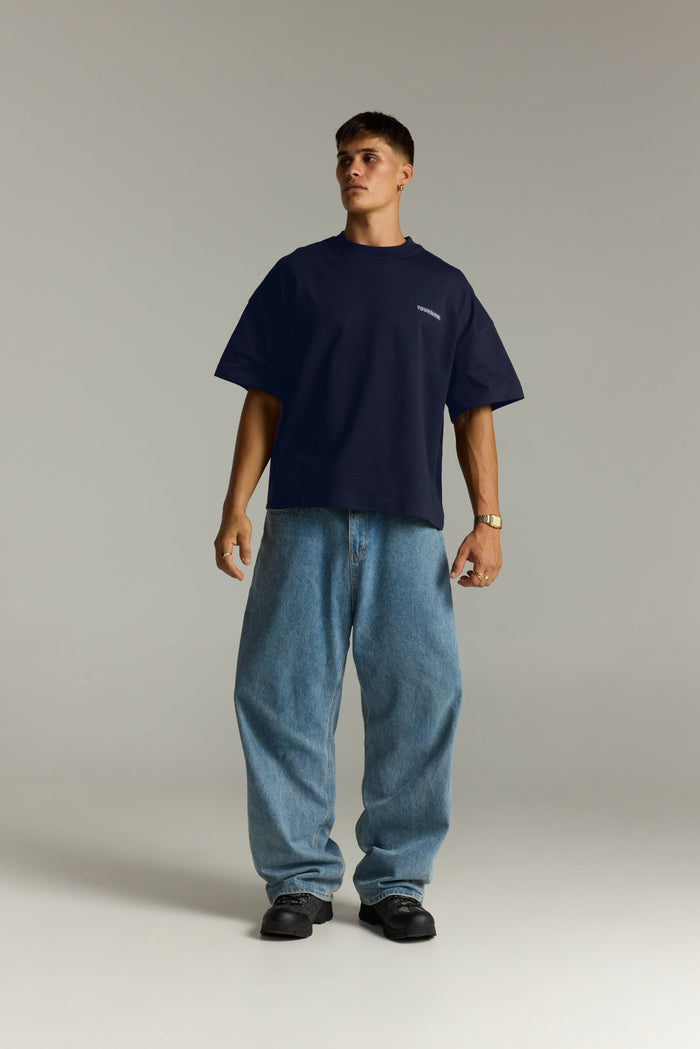Core Box Tee | Navy