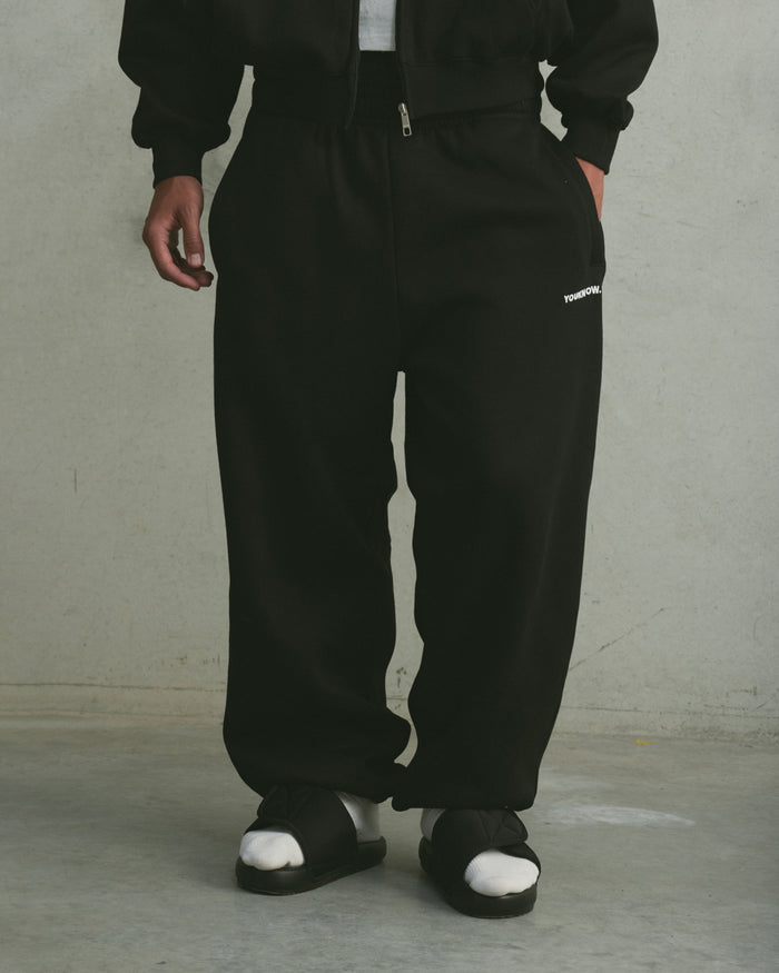 Core Cuffed Sweatpants | Black