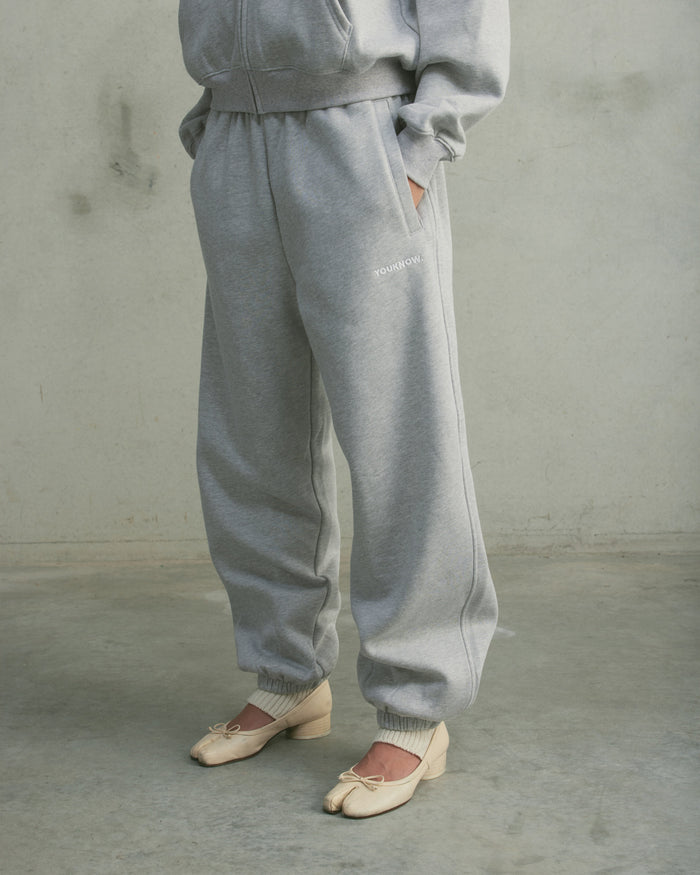 Core Cuffed Sweatpants | Heather Grey