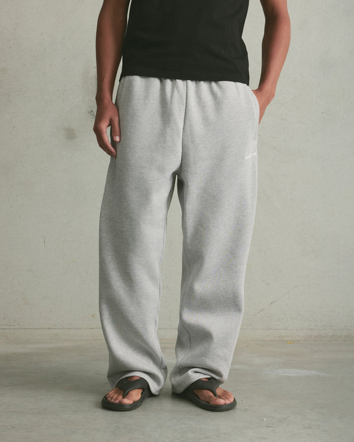 Core Wide Leg Sweatpants | Heather Grey