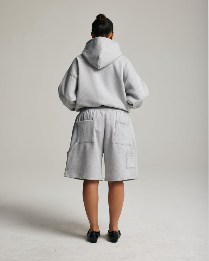 Core Zip Up Hoodie | Heather Grey