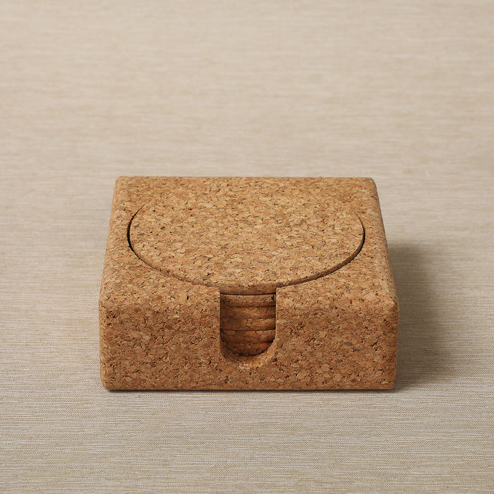 Cork Coaster Set