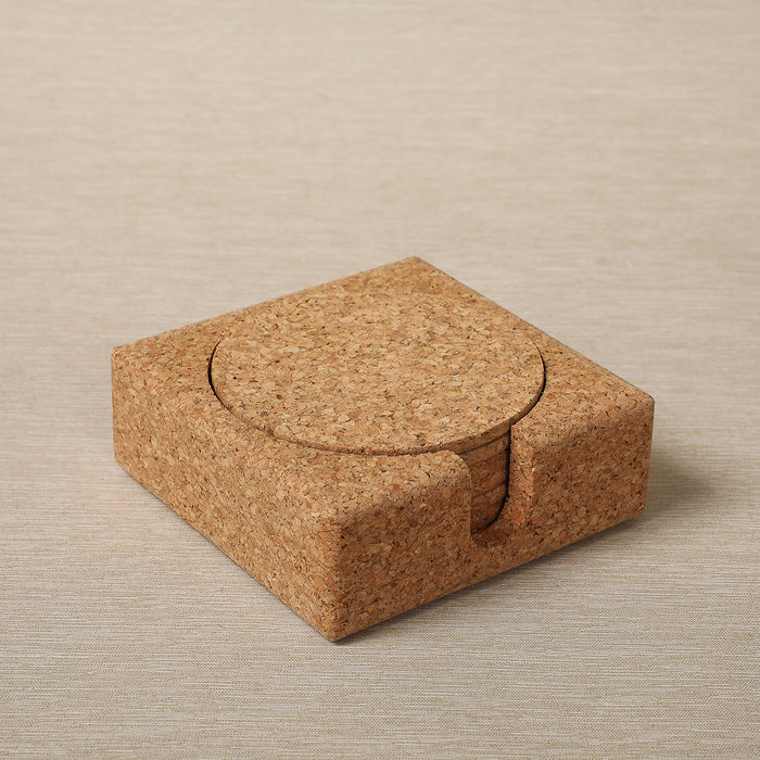Cork Coaster Set