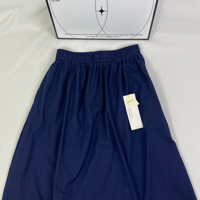 Cotton and linen loose wide-leg pants in solid color