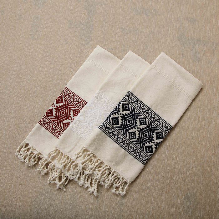 Cotton jacquard hand towel