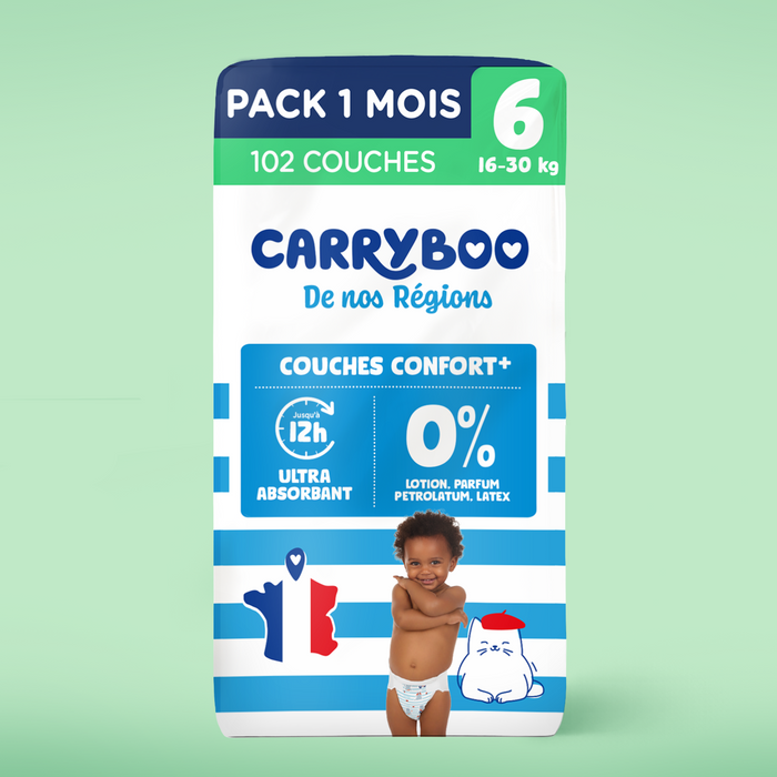 Couches Bébé Carryboo De Nos Régions - Taille 6