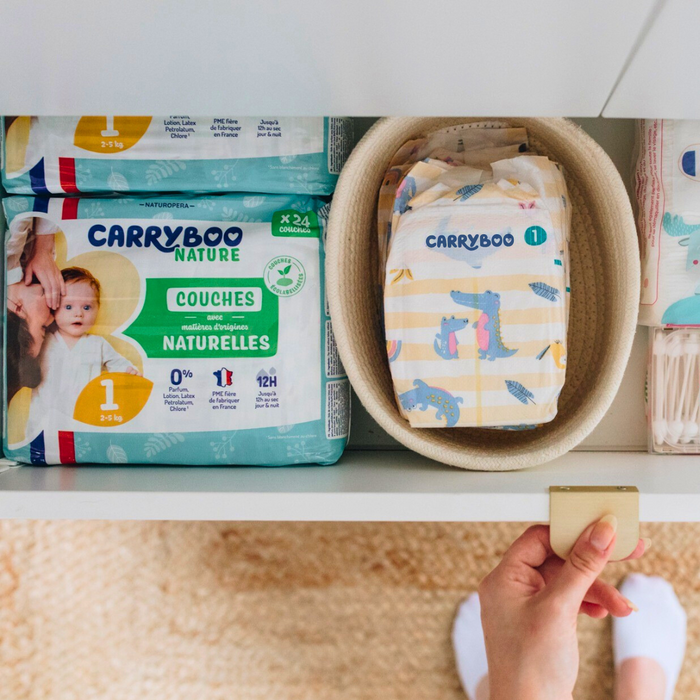 Couches Bébé Écologiques Carryboo Nature - Taille 3