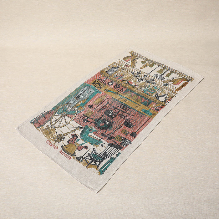 Country Kitchen vintage tea towel