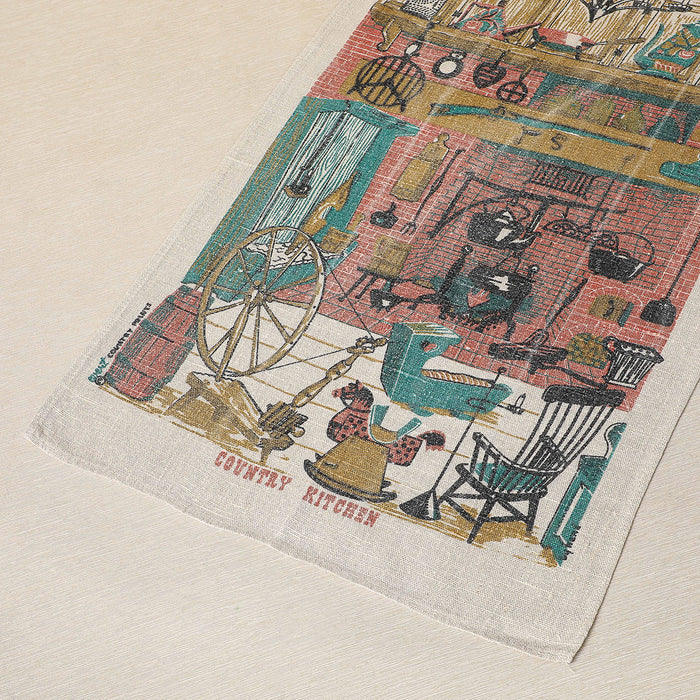 Country Kitchen vintage tea towel