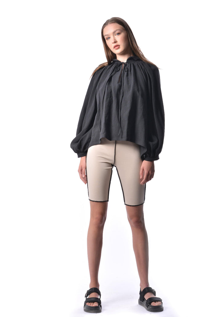 Eliza Faulkner Designs Inc. Shorts Cream Ryder Biker Shorts