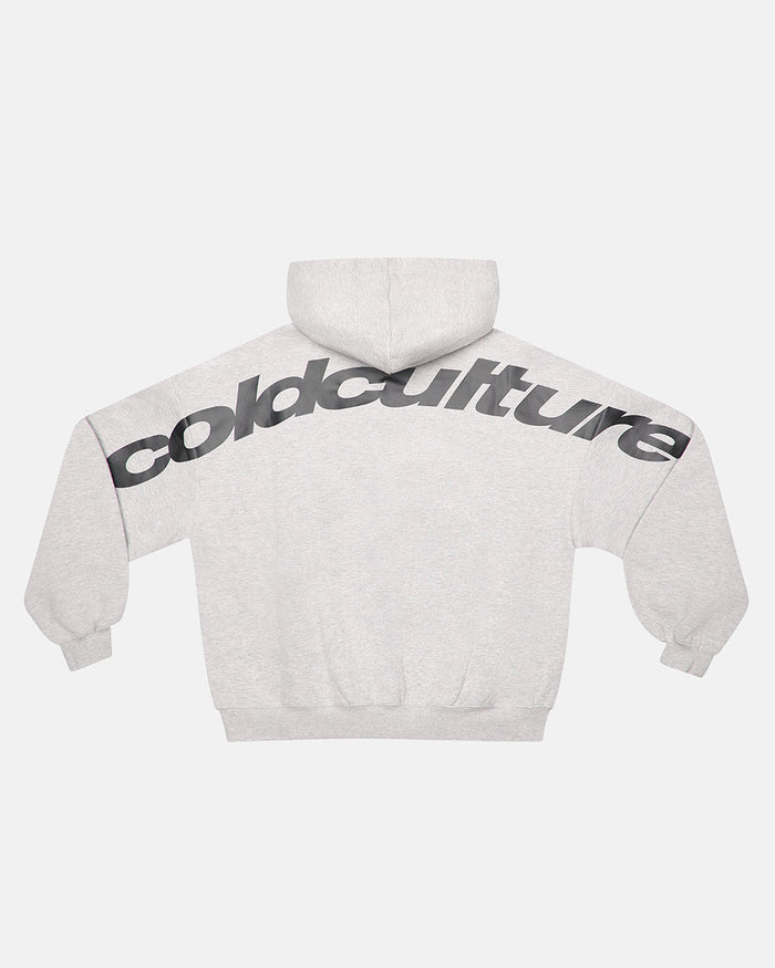 CURVED HOODIE GREY VIGORÉ - Cold Culture