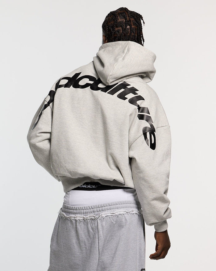 CURVED HOODIE GREY VIGORÉ - Cold Culture #man