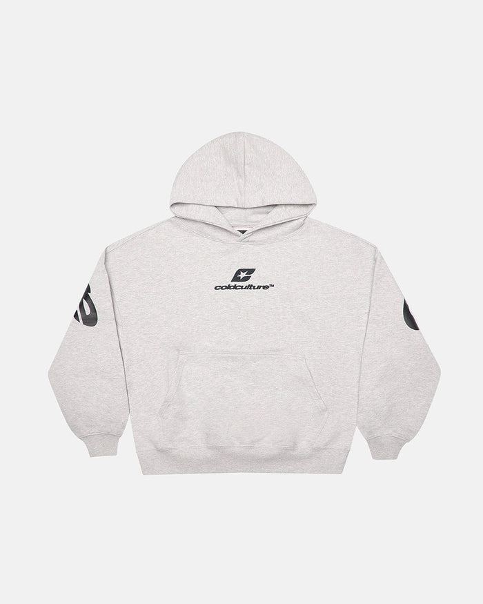 CURVED HOODIE GREY VIGORÉ - Cold Culture