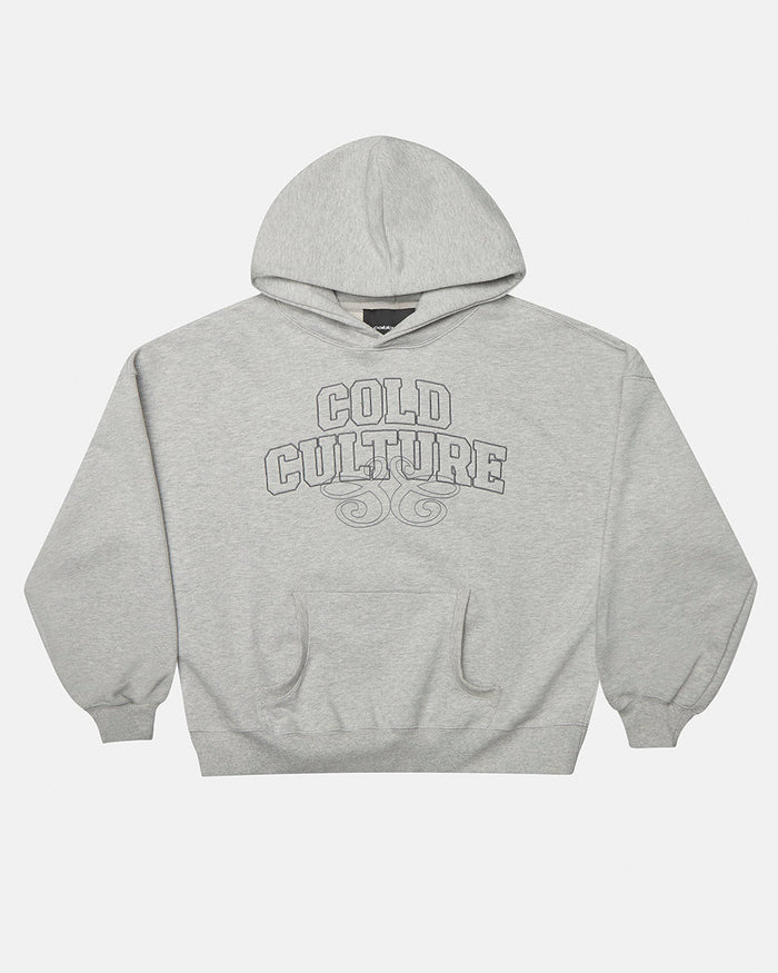 DAILY DRIFT HOODIE GREY VIGORÉ - Cold Culture