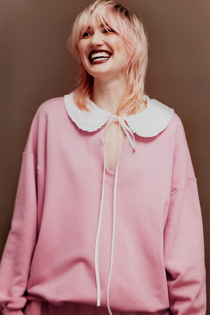 Eliza Faulkner Designs Inc. Dresses Darcy Sweater Dress Pink