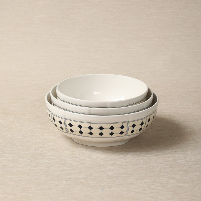 Diamant No.10 Indigo Large Serving Bowl