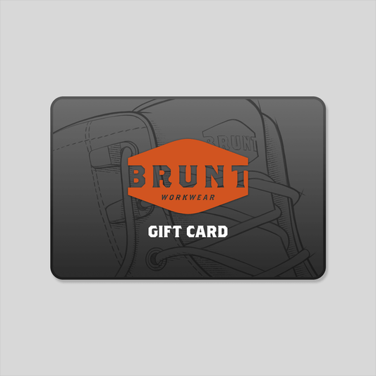 Grey Digital Gift Card with BRUNT Logo