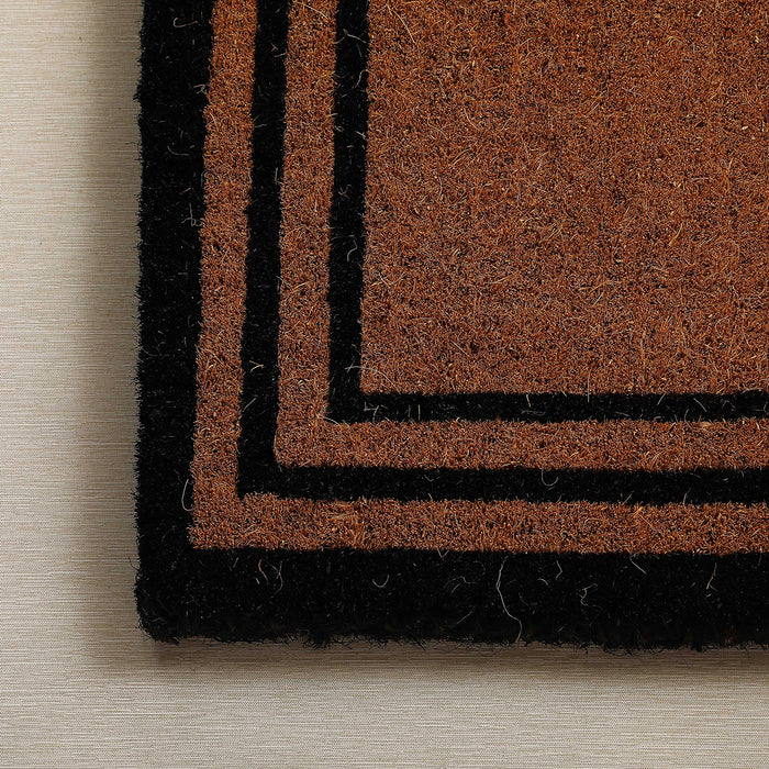 Doormat with black border