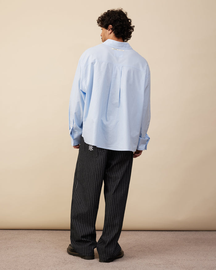 Double Pocket Longsleeve Shirt | Light Blue