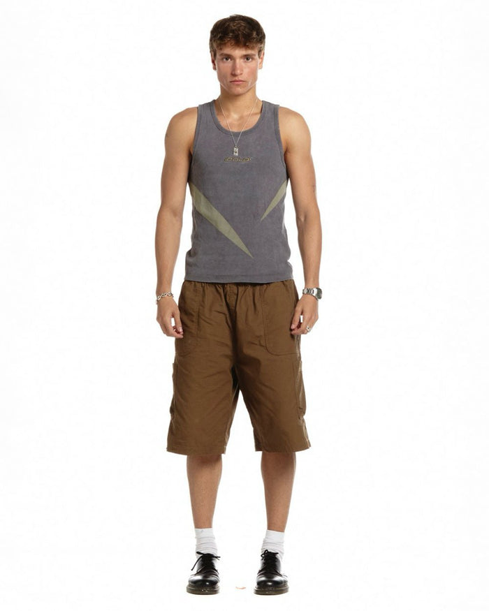 DOUBLE POCKET SHORTS QUARTZ GREY - COLD CULTURE #man