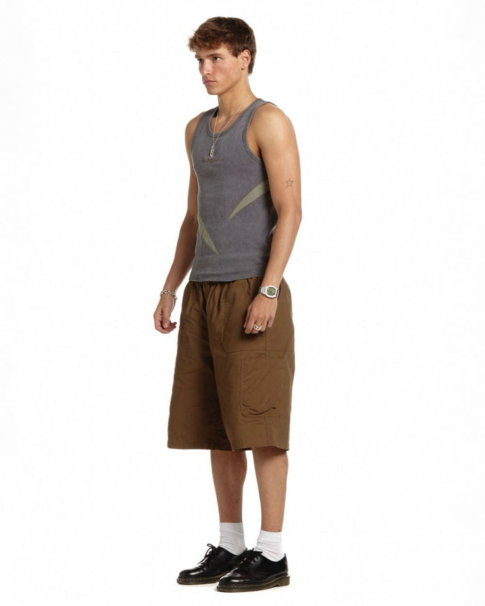 DOUBLE POCKET SHORTS QUARTZ GREY - COLD CULTURE #man