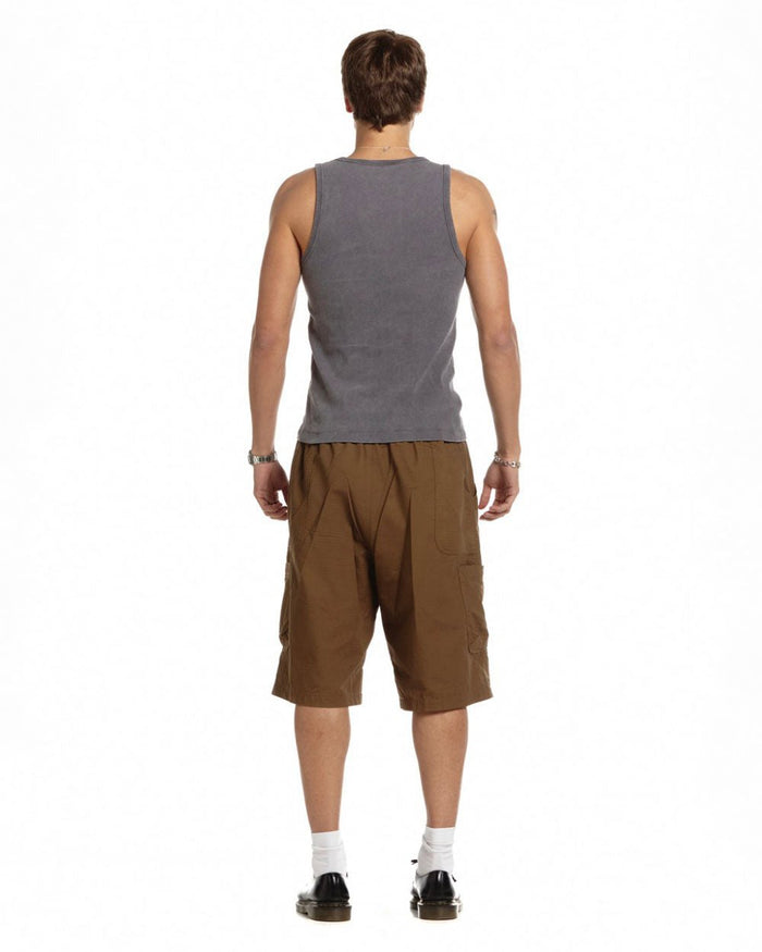 DOUBLE POCKET SHORTS QUARTZ GREY - COLD CULTURE #man