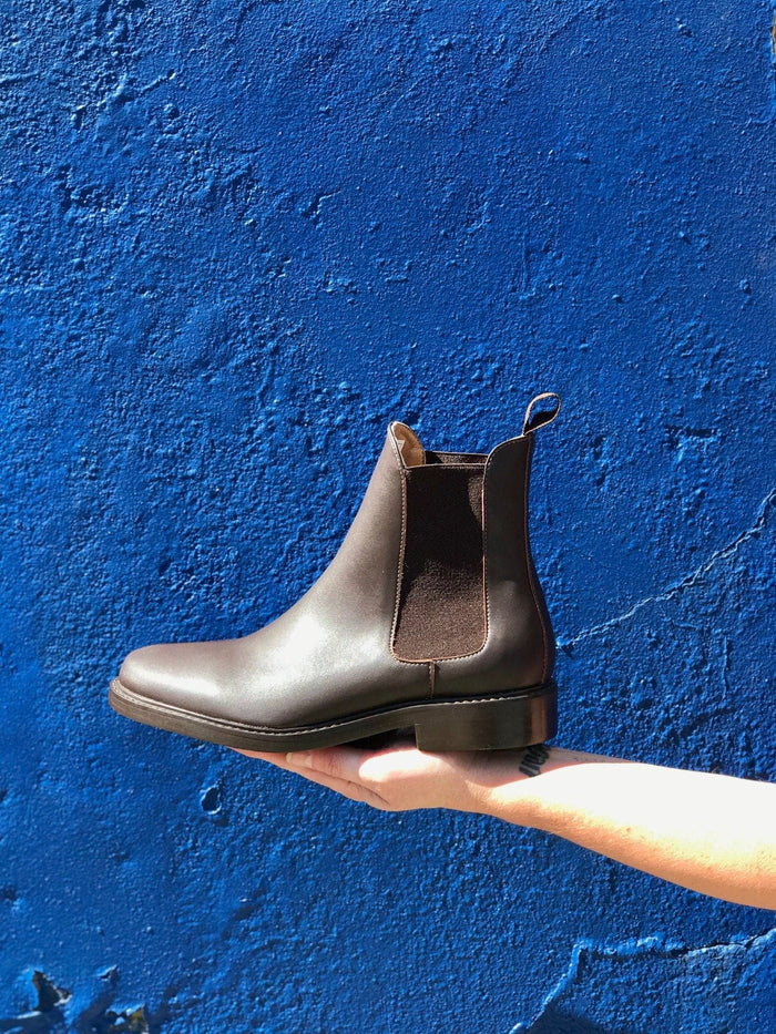 'Dylan' Unisex Chelsea vegan boots by Ahimsa - brown - Vegan Style