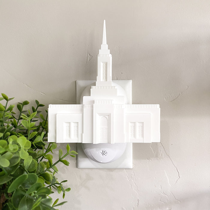 Elko Nevada Temple Wall Night Light